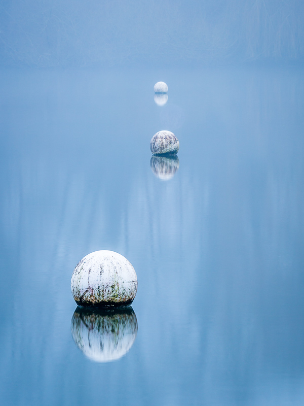 Buoys in the Mist